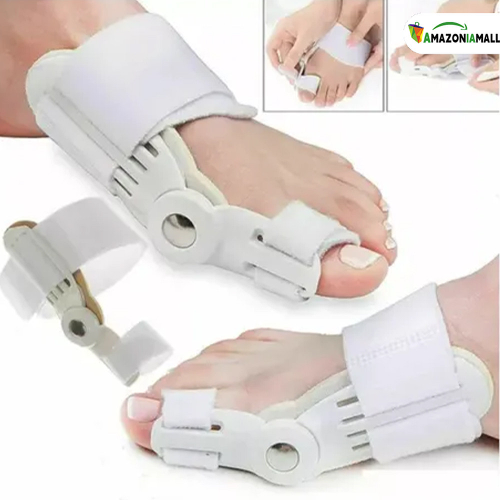 Kit 2 em 1: Corrector de Joanetes Ortopédico Noturno + Palmilha Articulada em Oferta na Shopee