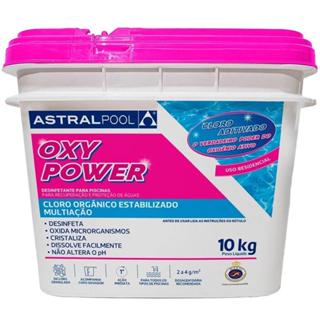 Balde de Cloro para Piscina Oxypower Astralpool 10Kg FLUIDRA em Oferta na Shopee