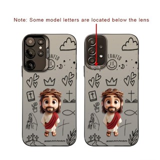 Capa de Telefone com Design de Desenho Animado de Jesus, Adequada para Samsung Galaxy S25, S24, S23, S22, S21, S20 FE Ul em Oferta na Shopee