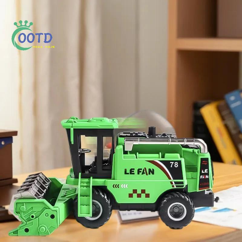Moda Hoje Simulação Fazenda Colheitadeira Brinquedo Crianças Agricultor Inércia Veículo Brinquedos Clássico Fricção Alim