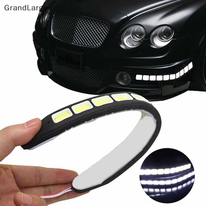 [GrandLarge] 1X 10LED 12V Luz Diurna DRL COB Strip Lamp Nevoeiro Carro Dirigindo À Prova D'água BR