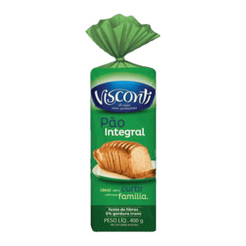 Pão de forma Integral Visconti 400g