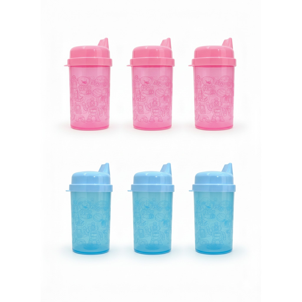 Kit 3 Copos Baby Treinamento Infantil com Bico de Transição