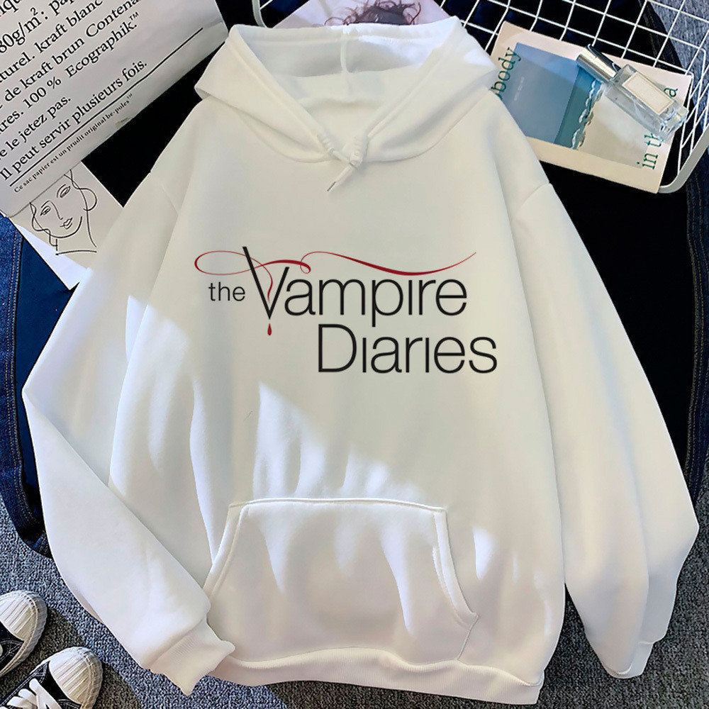 Blusa de frio Moletom Unissex The Vampire Diaries Serie Seriado Livro Lançamento Inverno JsCod