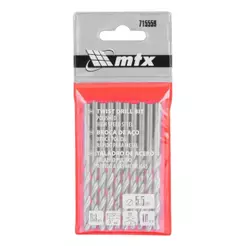 Broca Metal Aço Rápido Polida 5,5mm 10 Unidades HSS 62-65HRC