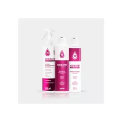 Kit Reconstrução Shampoo + Condicionador + Spray - Hidratei