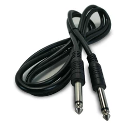 Cabo P10 Mono 1,50 Metros Sem Ruído Guitarra Violão Baixo Caixa de Som Ampliicador Monitor de Audio