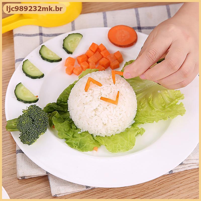 [MYBR] Colher De Arroz Em Formato De Plástico , Molde De DIY Não sti , Bola Mingau Meio Redonda , Acessórios De Cozinha