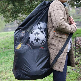 Saco de futebol para uso ao ar livre, grande capacidade, para transporte de bolas de basquete e voleibol, à prova d'água