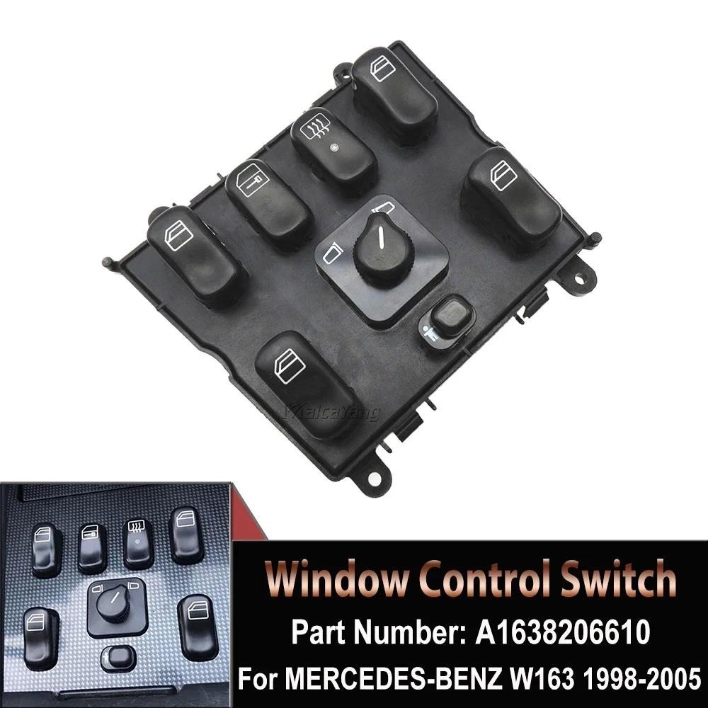 Para Mercedes-Benz ML320 1998-2005 W163 ML400 ML430 ML500 Novo 1638206610 A1638206610 Interruptor Mestre Da Janela Elétr