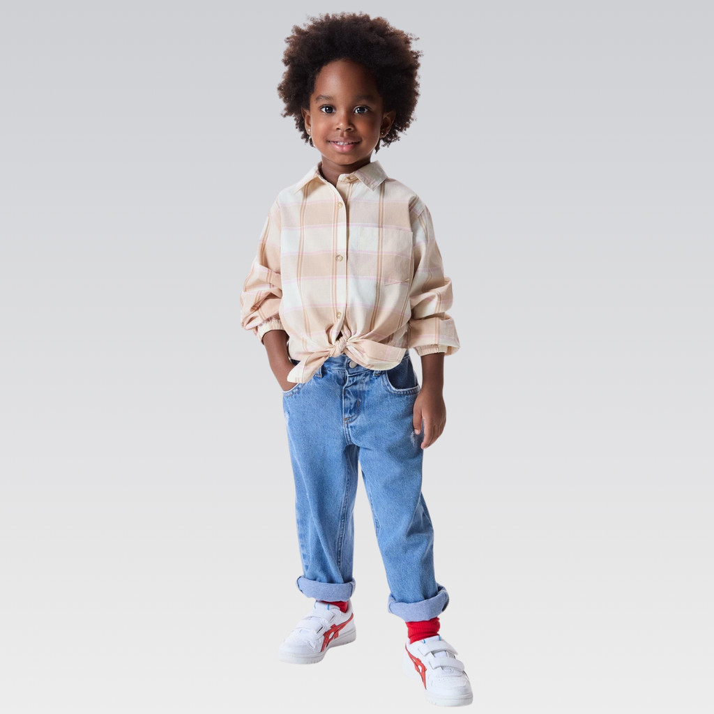 Calça Jeans Infantil Menina Menino Hering Reta Puídos