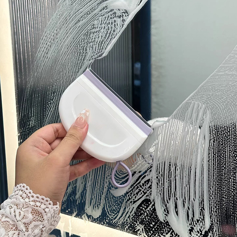 Raspador de água portátil, mini raspador de limpeza, adequado para limpeza de cozinha ou banheiro.