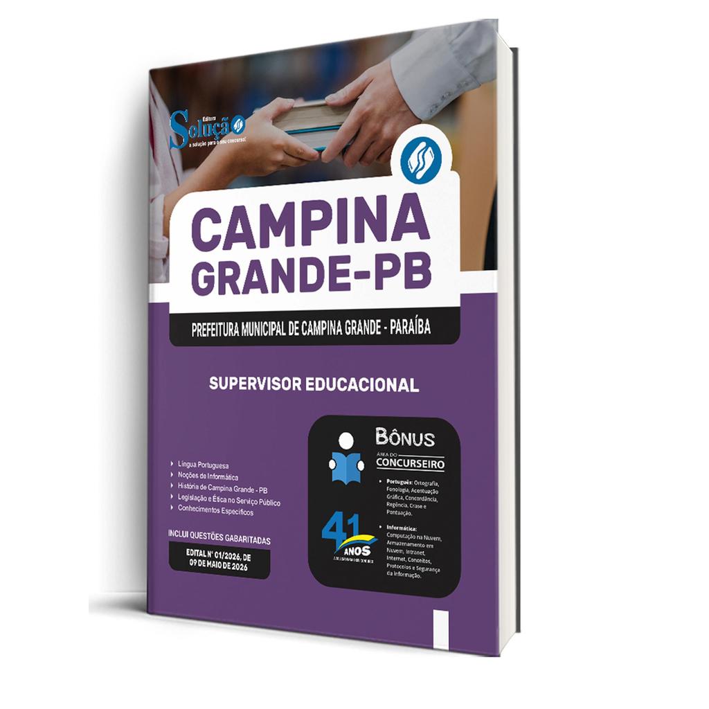 Apostila Prefeitura de Campina Grande - PB  - Supervisor Educacional