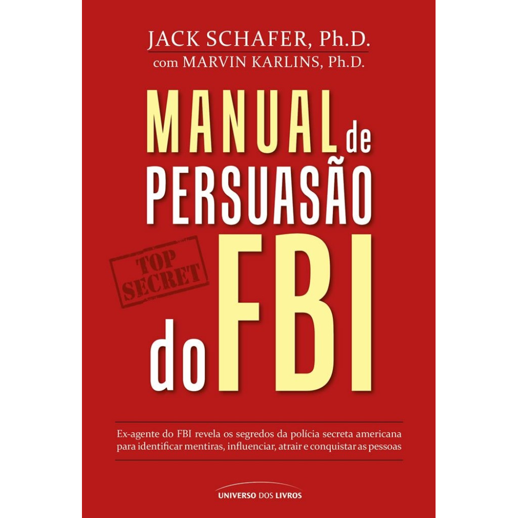 MANUAL DE PERSUASÃO DO FBI em Oferta na Shopee