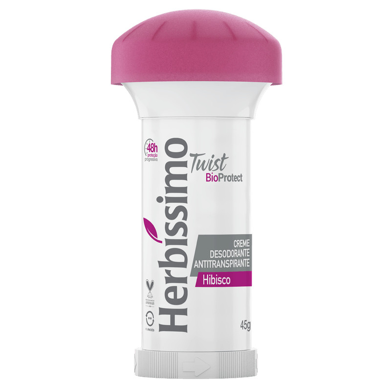Desodorante Twist Antitranspirante Hibisco Herbissimo 45G