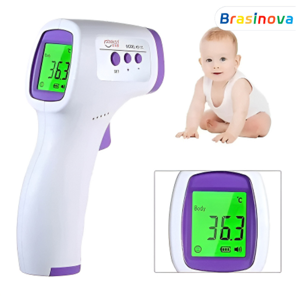 Medição de temperatura corporal do bebê Digital portátil temperatura segunda temperatura arma termômetro infravermelho