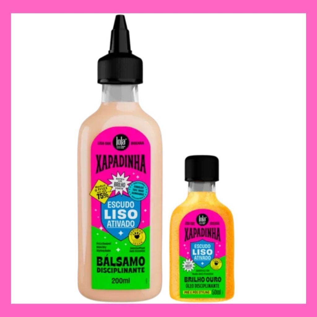 Kit Lola Cosmetics Xapadinha Òleo 50ml + Bálsamo 200ml em Oferta na Shopee
