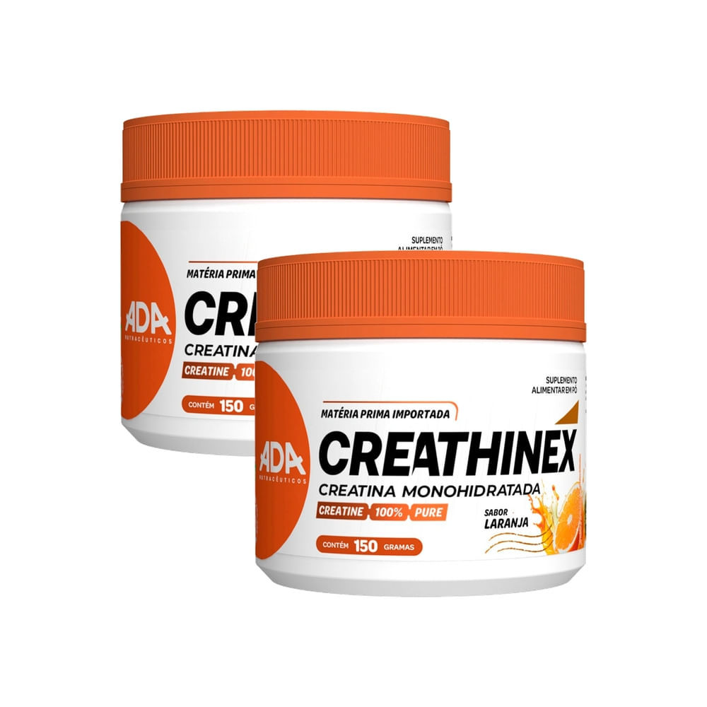 Kit 2 Creathinex Creatina Monohidratada Ada Sabor Melancia 100% Pure 150g em Oferta na Shopee