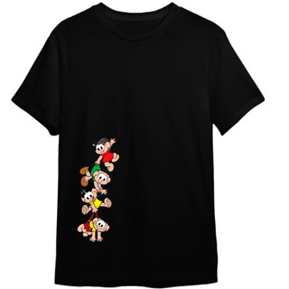 CAMISETA UNISSEX TURMA DA MONICA LATERAL 100% Algodão Envio Imediato
