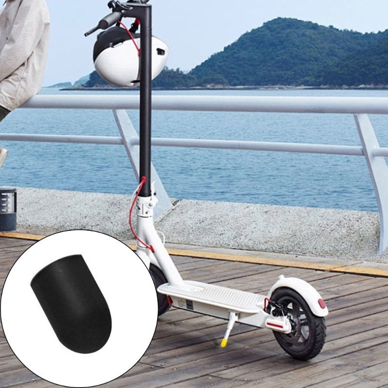 Scooter Elétrico Pé Apoio Substituição Silicone Suporte Lateral Pés Capa Fácil Instalação