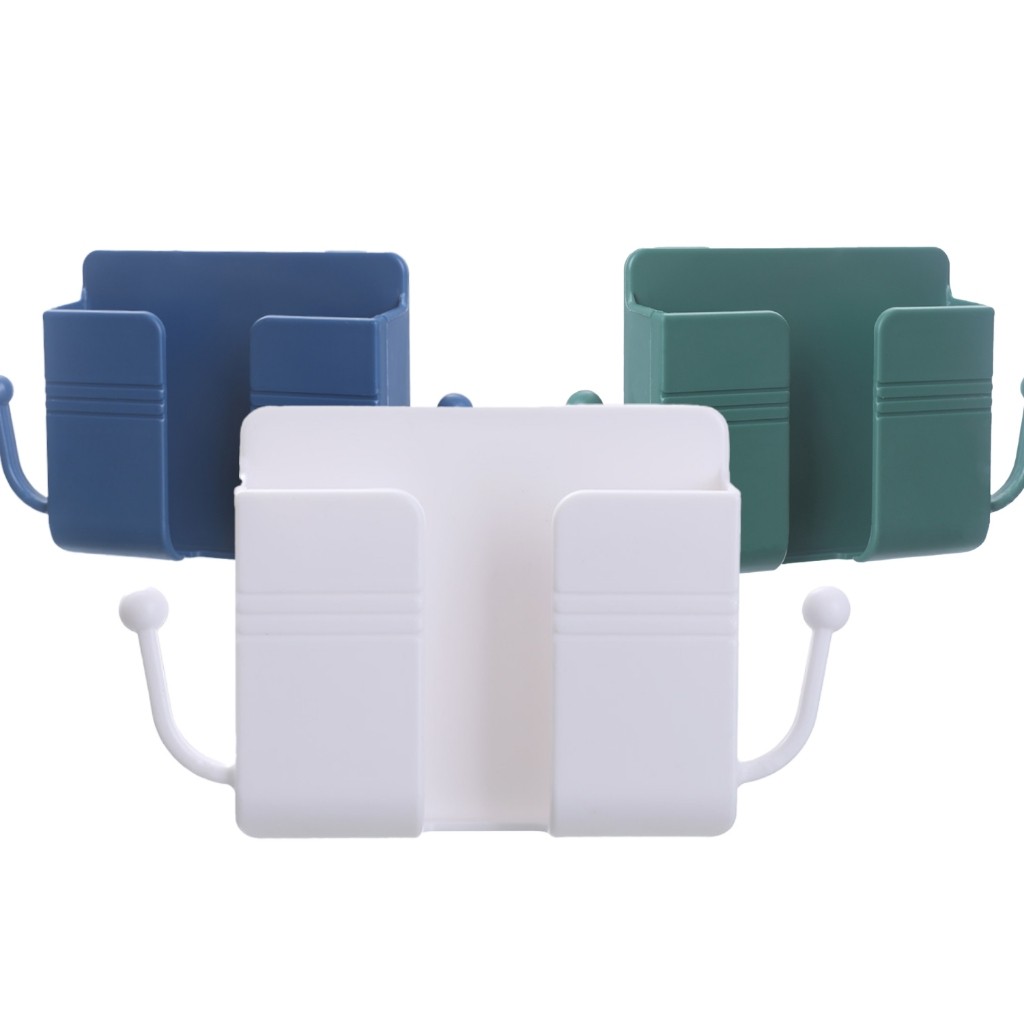 Suporte de Parede Autoadesivo para Celular Multiuso com Gancho | 1, 2 ou 3 Unidades