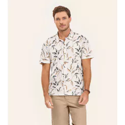 Camisa em Meia Malha Masculina Diametro Bege