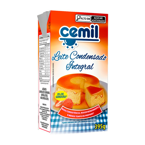 Leite Condensado Integral Cemil 395g