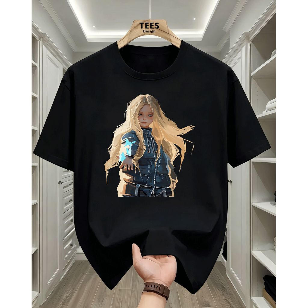 2026 Camiseta Feminina Estampa Personagem Fantasia Moderno Estiloso Confortável Moda Feminina