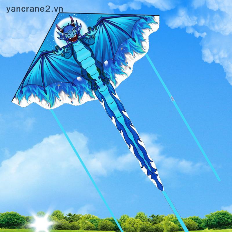 [yancrane] Kite De Dragão Grande Para Crianças E Adultos , Fácil De Voar , Enorme Pipa Vem Cauda Brinquedo Ao Ar Livre (