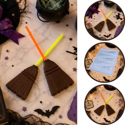 1~10 Forma Bwb Simples HALLOWEEN PIRULITO VASSOURA (CHOCO)