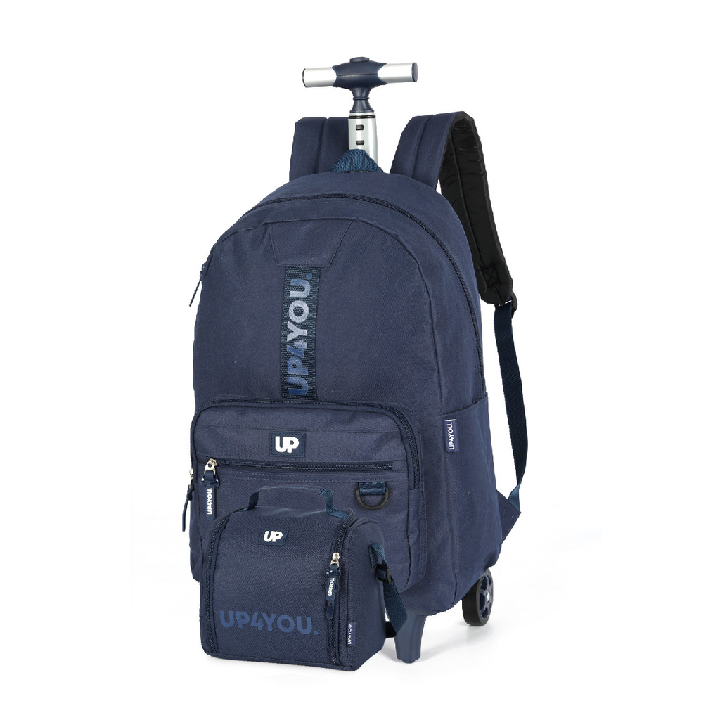 Kit Escolar Mochila Rodinhas e Alça De Costas + Lancheira Térmica Com Alça Up4you Juvenil