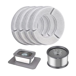 Newpet 4 Pçs Cães Fonte De Água Filtro Filtros Substituição Pet Cães para Tigela de Água Flutuante