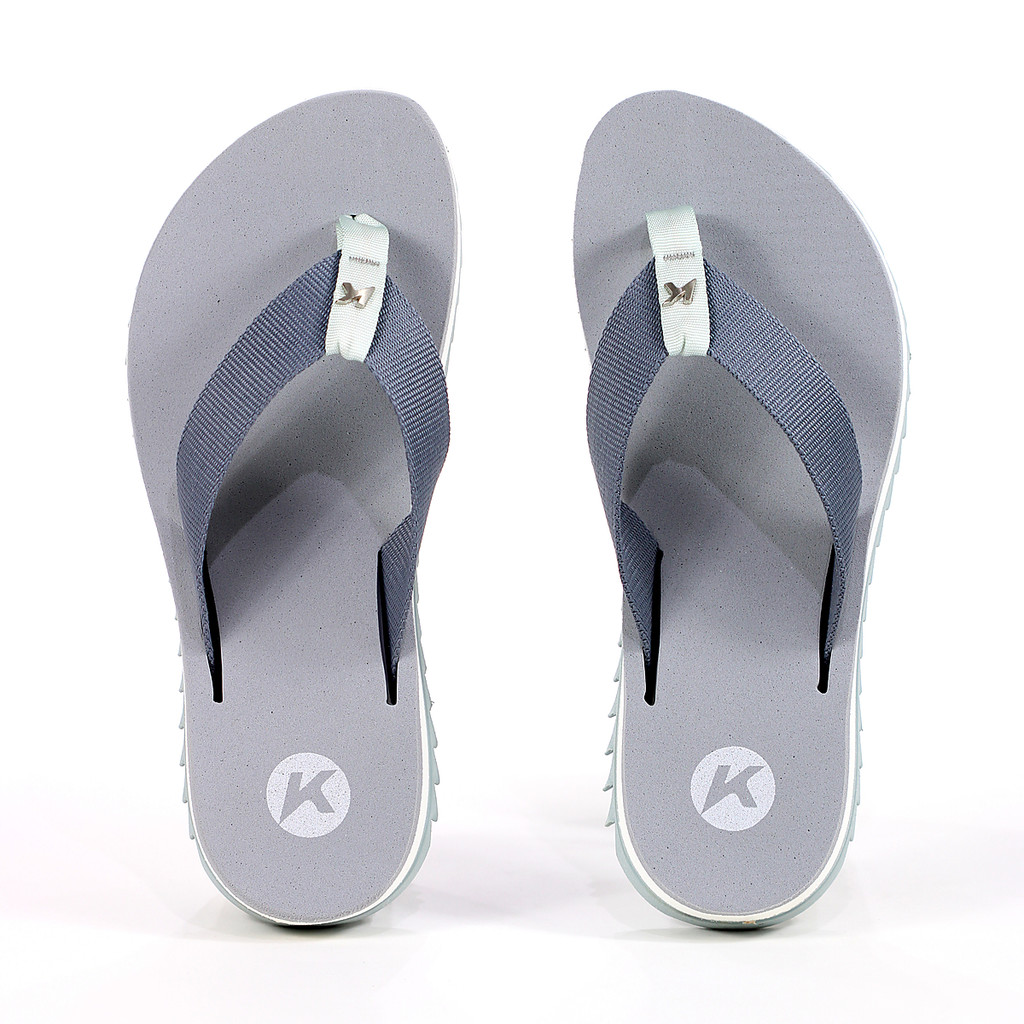 Chinelo Kenner Kyra Verde e Cinza - Feminino