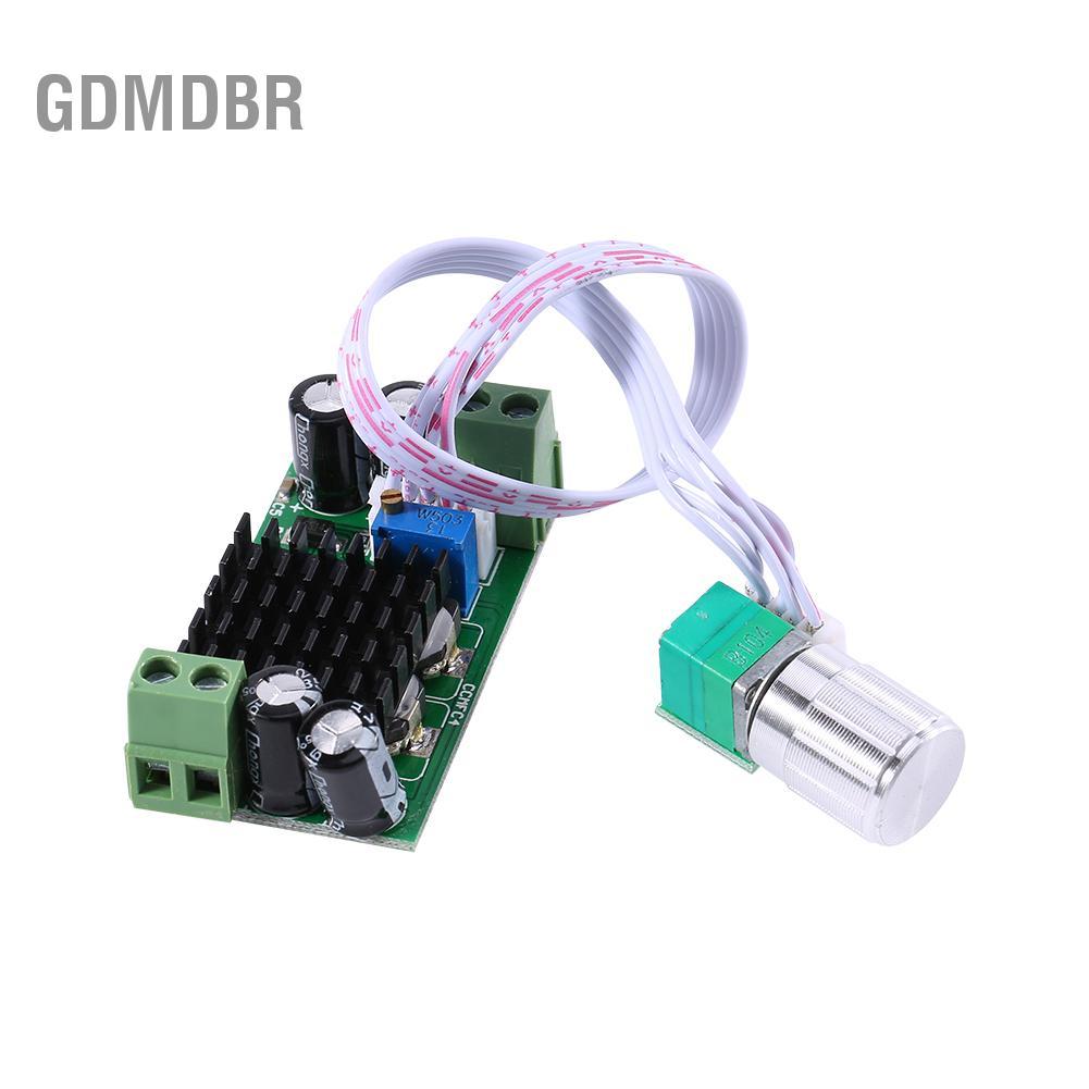 Gdmdbr Interruptor do controlador de velocidade do motor Aumotop DC para ventilador 5V-24V 1A Função de potenciômetro
