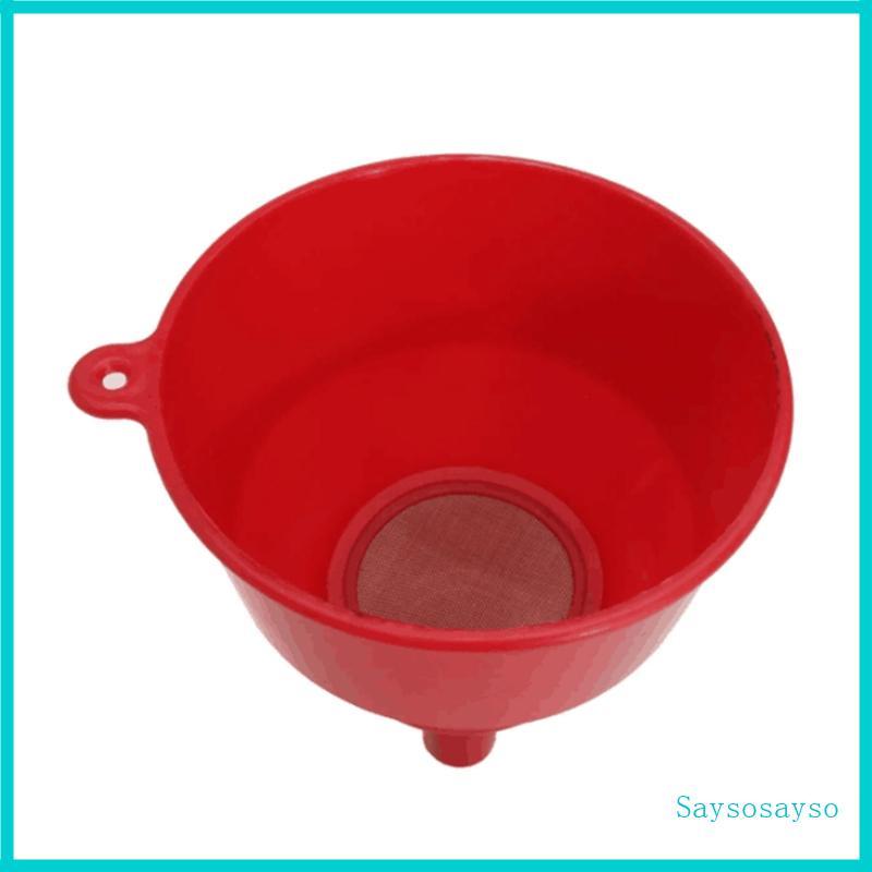 Saysosayso 90mm Funil Enchimento Para Motosserra Cortador Grama Despeje Ferramenta Óleo