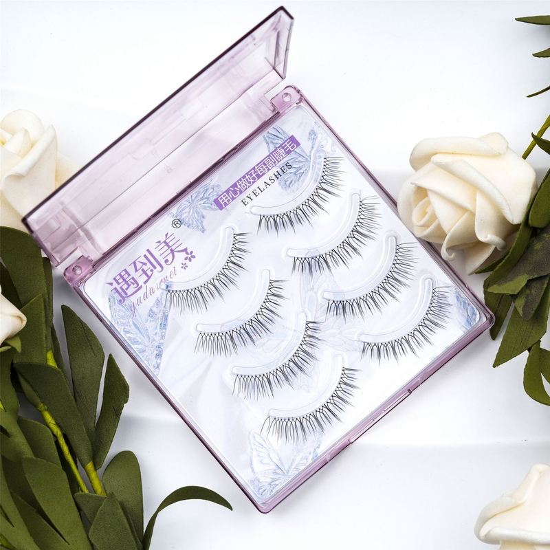 Conheça a beleza cílios postiços estilo coreano conheça a beleza cílios postiços simulação Natural sem maquiagem novato 