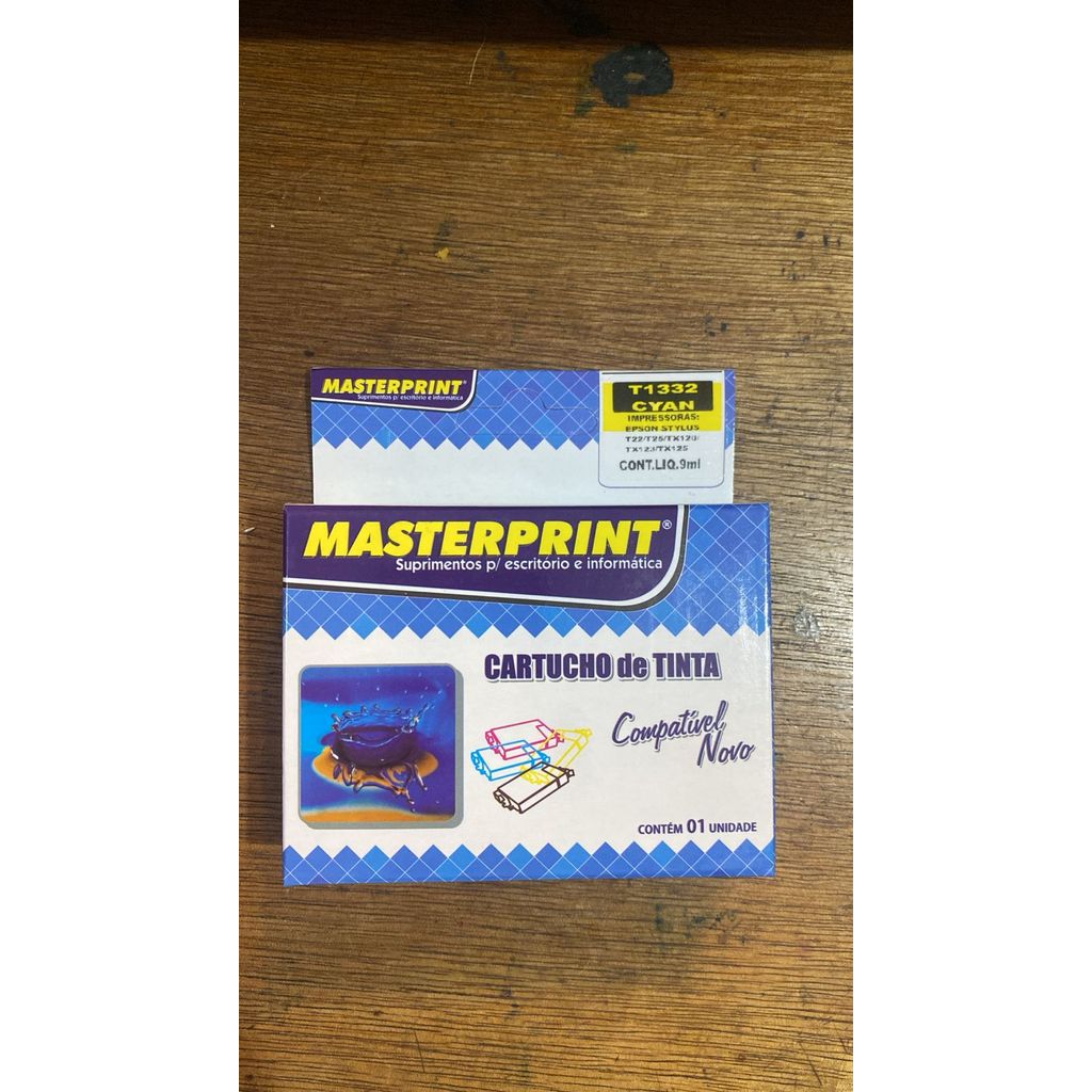 Cartucho de tinta T1332 CYAN compativel para impressora EPSON STYLUS T22/T35/TX120
