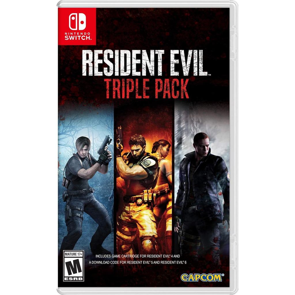 Resident Evil Triple Pack Switch Midia Fisica