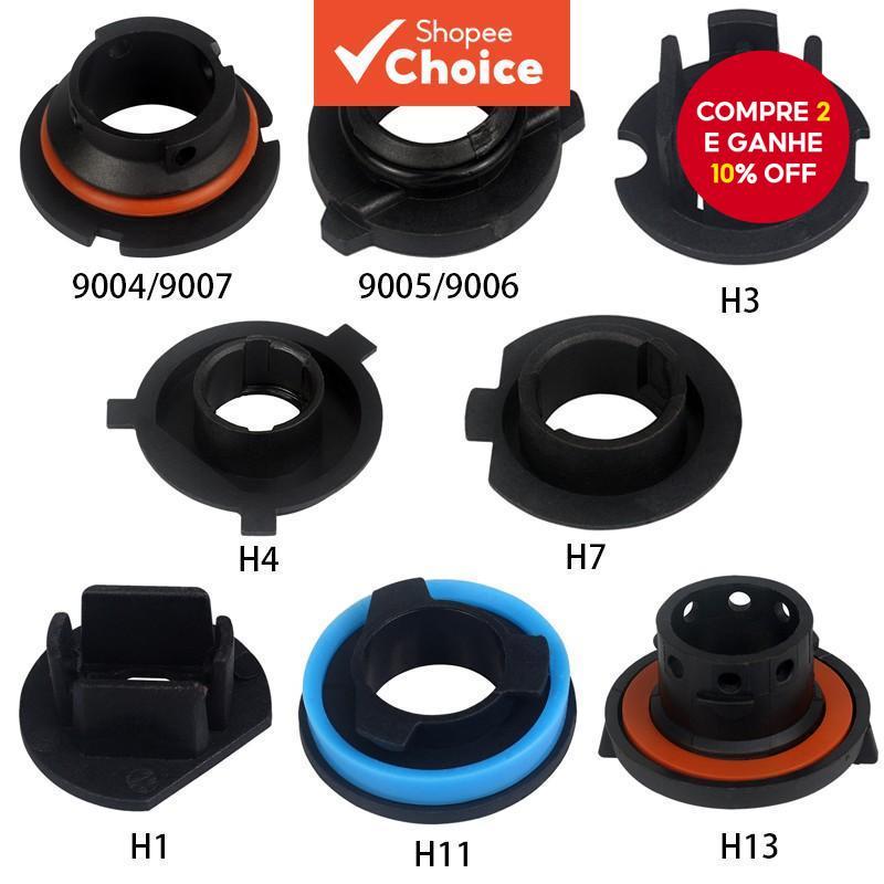 1 Pcs Suporte Do Adaptador Farol LED Para Soquete H4/H1/H11/H7/9005/9006/H3 em Oferta na Shopee