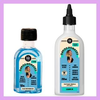 Kit Danos Vorazes (2 Produtos) Leave -in + Óleo Lola Cosmetics em Oferta na Shopee