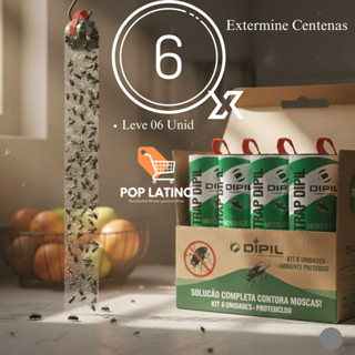 De 1 a 4 Fita Pega Mosca Mata Cola Arquear Fly Trap Adesiva Armadilha Mosquicida | Mata Centenas em 6hs em Oferta na Shopee