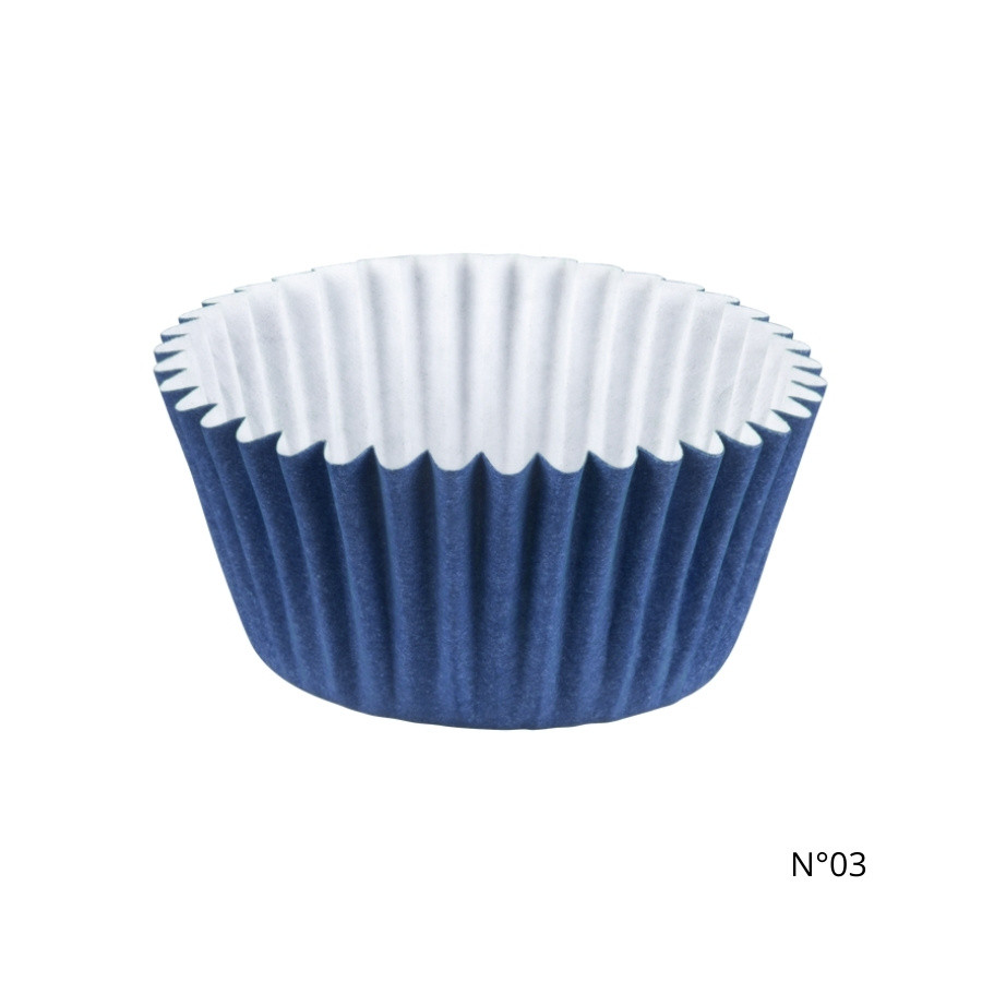 Forminha para Doces - Azul Royal - Número 3 - 100 unidades - Regina - Rizzo em Oferta na Shopee