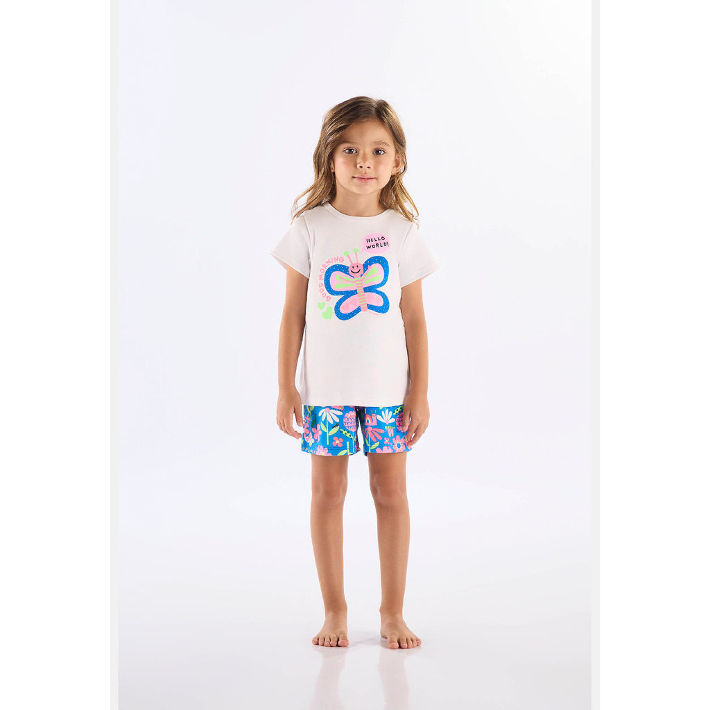 Pijama Infantil Blusa Short Up Baby