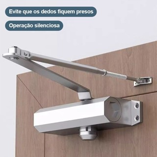 Mola Aérea Fechador Automático Para Portas Externas E Internas Até 45 Kg em Oferta na Shopee