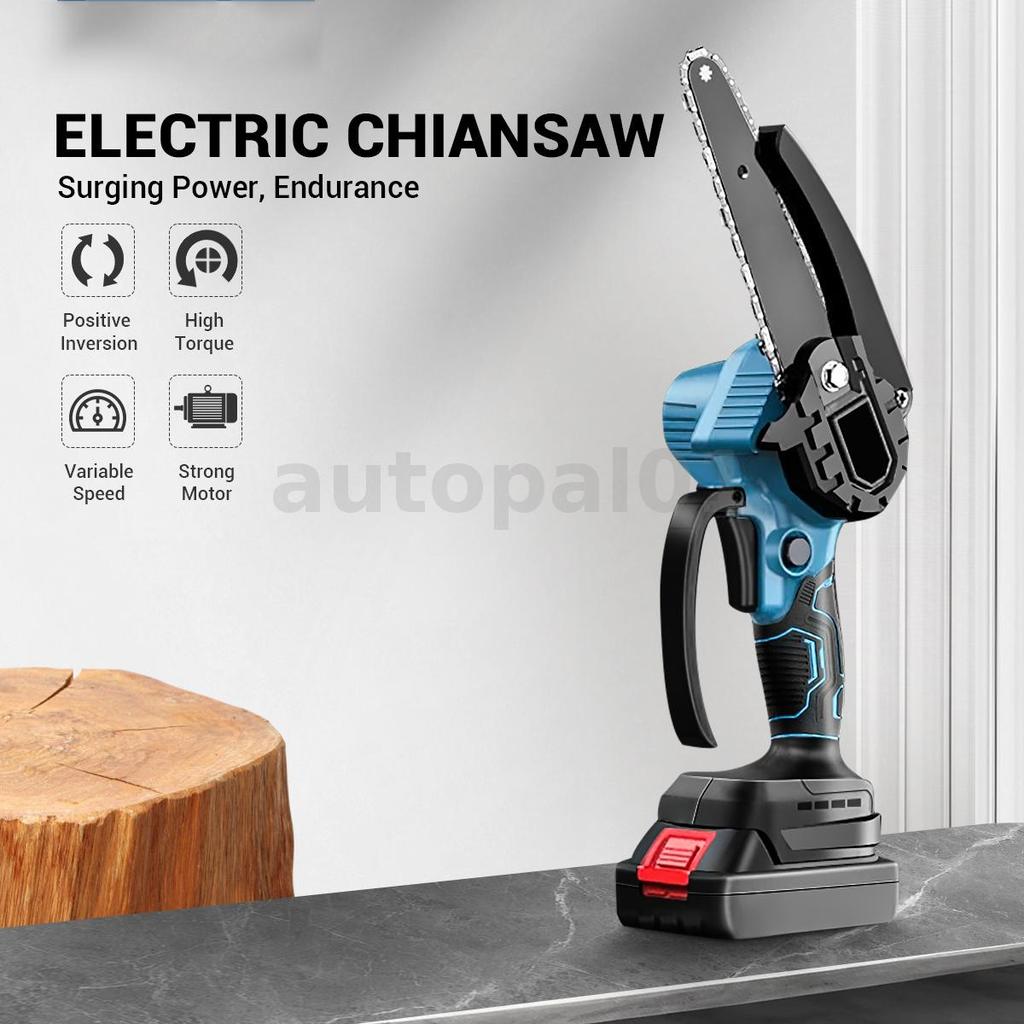 Mini Motosserra Sem Fio 6 Polegadas