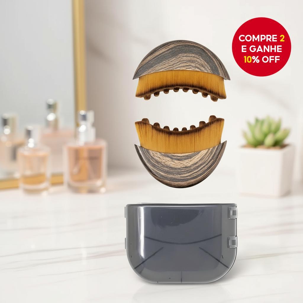  FaceSculpt Pro Escova de Massagem para Drenagem Linfática, Ferramenta Ergonômica para Contorno Facial e Mandíbula, Uso