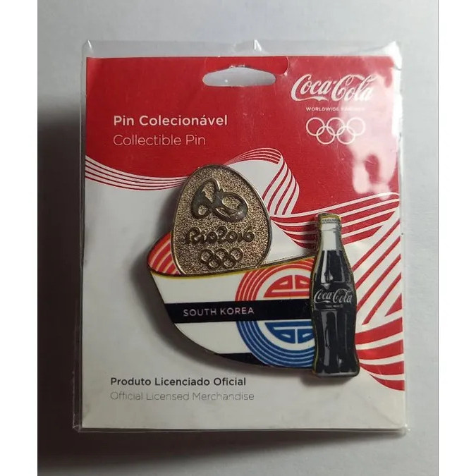 Pin Oficial Coca-cola Olimpiadas Rio 2016 - Careia Do Sul.