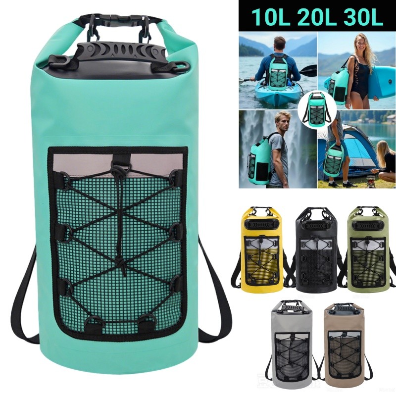 Mochila flutuante À Prova D'água Bolsa Impermeável Waterproof Mochila Sacola 10L/20L/30L Para Caiaque/Natação