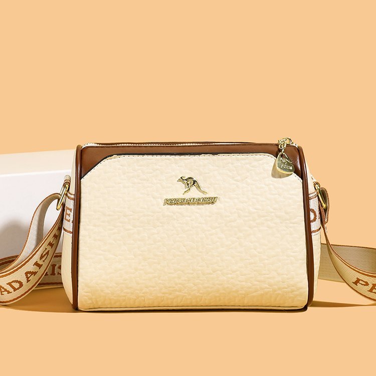 Bolsa mensageiro feminina, bolsa de ombro feminina, sacola feminina, grande capacidade, elegante, combinada, bolsa balde