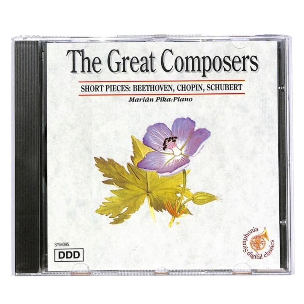 CD Vários The Great Composers Short Pieces: Beethoven, Chopin, Schubert